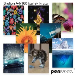 Brulion A4/160 kartek, kratka Brulion A4/160 kartek, kratka